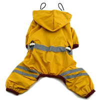 yellow rain jacket